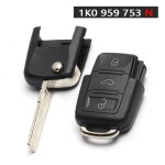 3 Button 434MHz ID48 Chip 1J0 959 753 G/N (No logo/With logo)