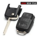 3 Button 434MHz ID48 Chip 1J0/6QE 959 753 P(No logo/With logo)