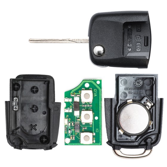 3+1 Button 315MHz ID48 Chip 1J0 959 753 AM/DC/T/P/H(No logo/With logo)