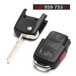 3+1 Button 315MHz ID48 Chip 1J0 959 753 AM/DC/T/P/H(No logo/With logo)