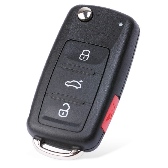 3+1 Button Keyless-Go 315MHz ID48 Chip 5K0837202AE / NBG010180T / 315 MHz(No logo/With logo)
