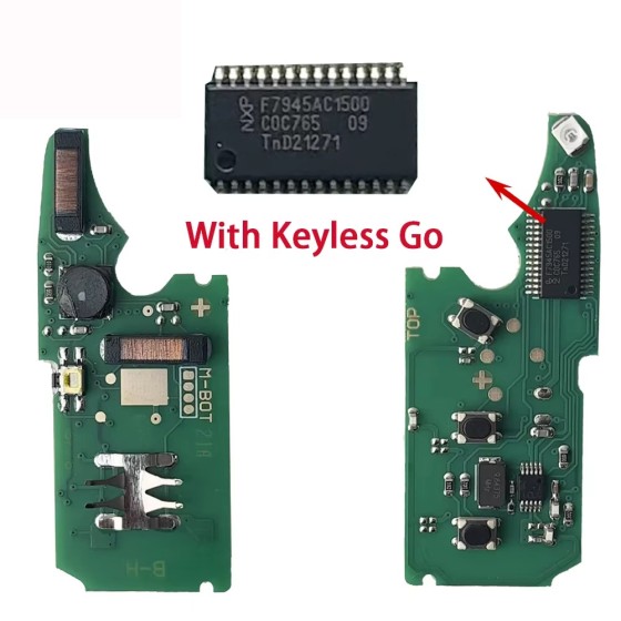 4 Buttons KR55WK45032 315/433MHz With PCF7945A ID46 Chip Remote(No logo/With logo)