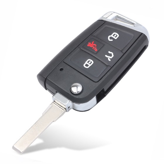 3+1 Buttons 315MHz MQB AES ID88 Chip NBGFS12P01 5G0 959 752 BE (No logo/With logo)