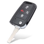 3+1 Buttons 315MHz MQB AES ID88 Chip NBGFS12A01 5G0 959 752 BD (No logo/With logo)