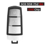 Smart Remote Key 434MHz ID46 Chip 3C0 959 752 BG/BA (No logo/With logo)