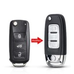 3 Buttons Remote Car Key Shell Case