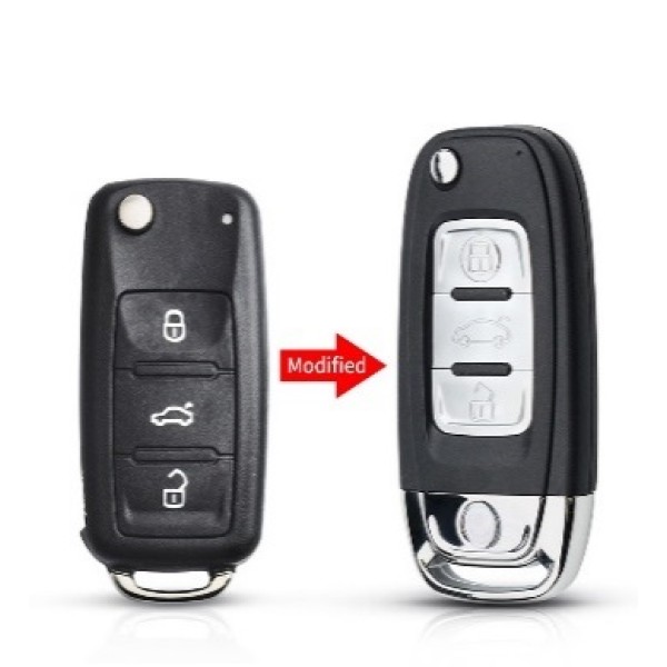 3 Buttons Remote Car Key Shell Case