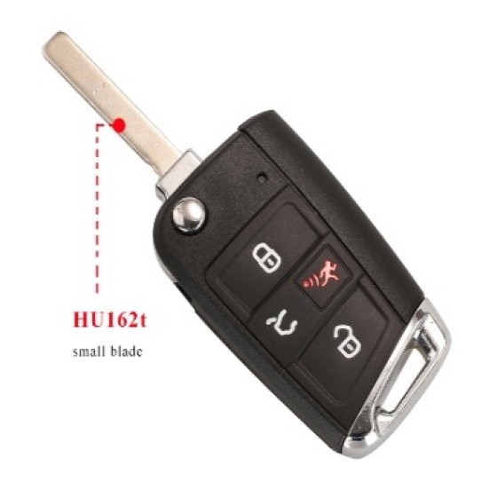 Flip Folding Car Key Shell HU66/HU162T