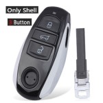 Volkswagen Vw Touareg 3/3+1 Button Smart Remote Car Key Shell Case Fob