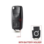 VW 2/3/3+1/2+1 Buttons Remote Car Key Case Shell With/Without battery hold(With logo)