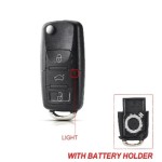 VW 2/3/3+1/2+1 Buttons Remote Car Key Case Shell With/Without battery hold(With logo)