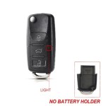 VW 2/3/3+1/2+1 Buttons Remote Car Key Case Shell With/Without battery hold(With logo)