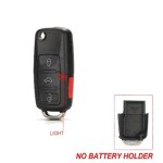 VW 2/3/3+1/2+1 Buttons Remote Car Key Case Shell With/Without battery hold(With logo)