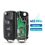 2/3 Buttons Car Remote Key 434MHz ID48 Chip 5K0837202AD