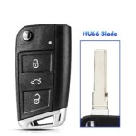 3 Buttons Remote Car Key Shell Case