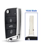 3 Buttons Remote Car Key Shell Case