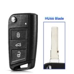 3 Buttons Remote Car Key Shell Case
