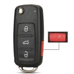2/2+1/3/3+1/4/4+1/5 Buttons Car Remote Key Shell(With logo)