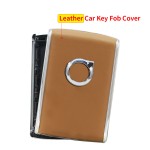 Leather Car Key Cover Key Case Shell for Volvo Leather---brown/black/blue/red