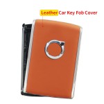 Leather Car Key Cover Key Case Shell for Volvo Leather---brown/black/blue/red