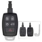 5 Button Remote Car Key Shell Case(No logo/With logo)