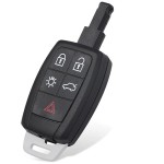 5 Button Remote Car Key Shell Case(No logo/With logo)