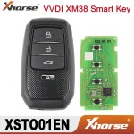 Xhorse XSTO01EN TOY.T for Toyota XM38 Smart Key with Key Shell Support 4D 8A 4A