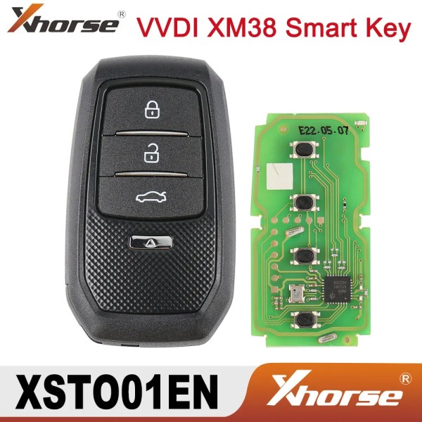 Xhorse XSTO01EN TOY.T for Toyota XM38 Smart Key with Key Shell Support 4D 8A 4A