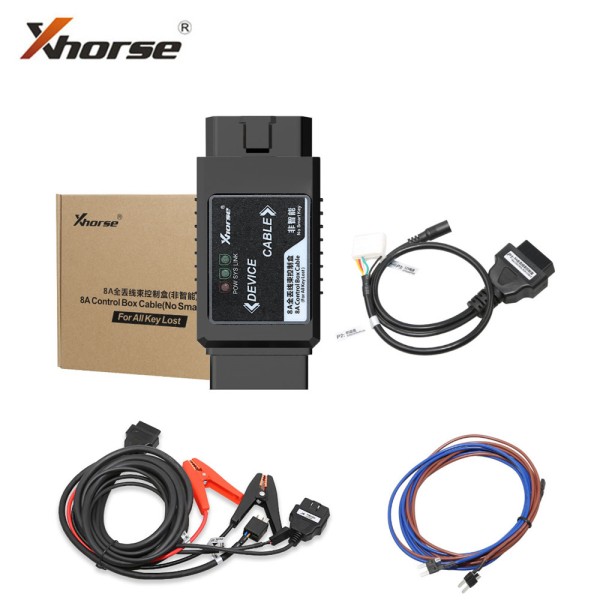 Xhorse VVDI 8A Adapter For Toyota Non-smart Key All Keys Lost Adapter Via OBD No Disassemble Immobilizer Box