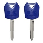 Kawasaki Moto key shell