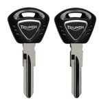 Triumph Moto key shell