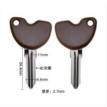 Piaggio Moto key shell