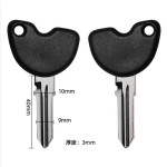 Piaggio Moto key shell