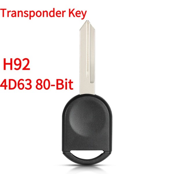 Ford H92 Transponder Key - 4D63 80-Bit