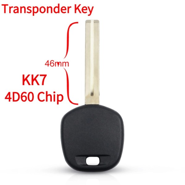 2003-2006 Kia - KK7 Transponder Key TOY40(4D60 Chip)