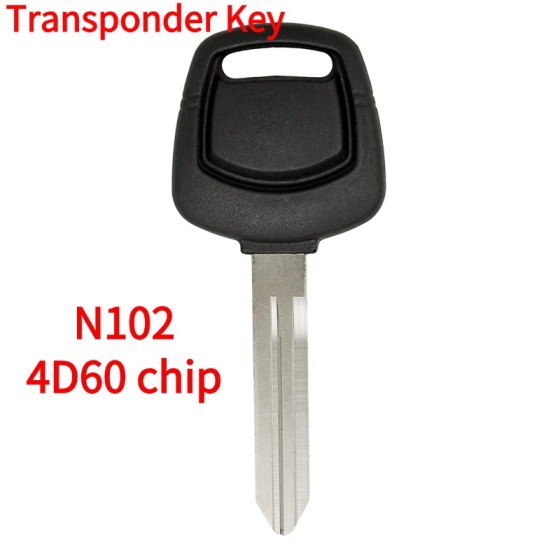 Nissan / Infiniti N102 Transponder Key 4D60 chip
