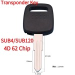 2005-2013 Subaru - SUB4/SUB120 Transponder Key (4D 62 Chip)