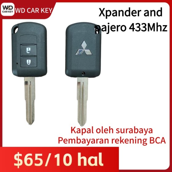 Mitsubishi 2 Buttons Xpander and pajero new model 2017 433Mhz ID46