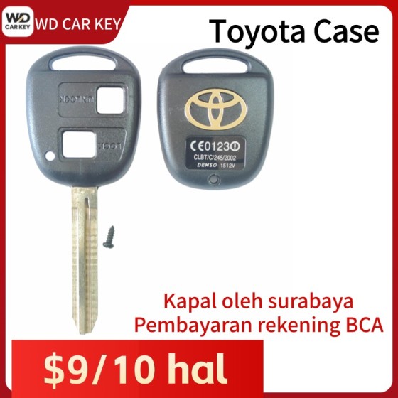 Toyota 2 Buttons TOY43 Blade(With logo)