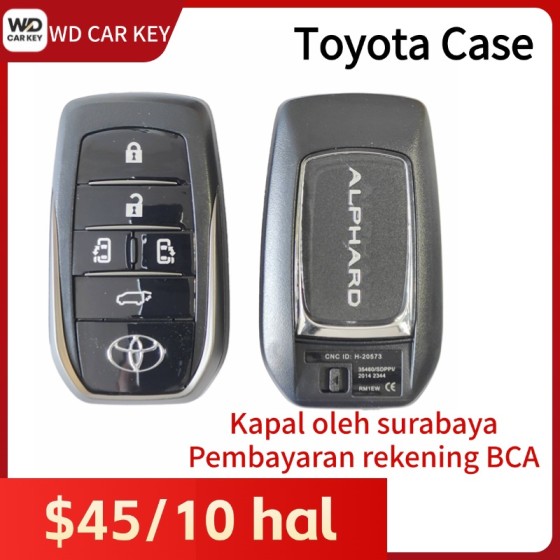 TOY 5 buttons smart keys for aftermarket PCB