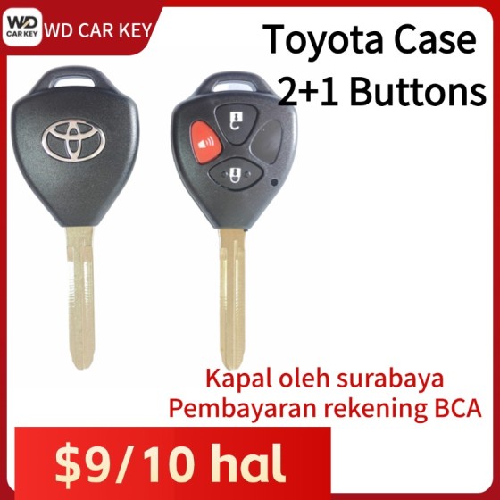 Toyota 2+1 Buttons TOY43 Blade (with logo)