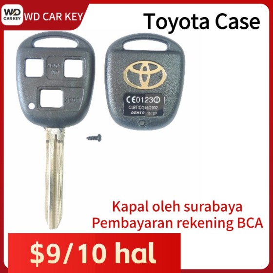 Toyota 3 Buttons TOY43 Blade(With logo)