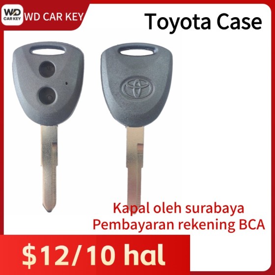 Toyota 2 Buttons Left Blade(With logo)