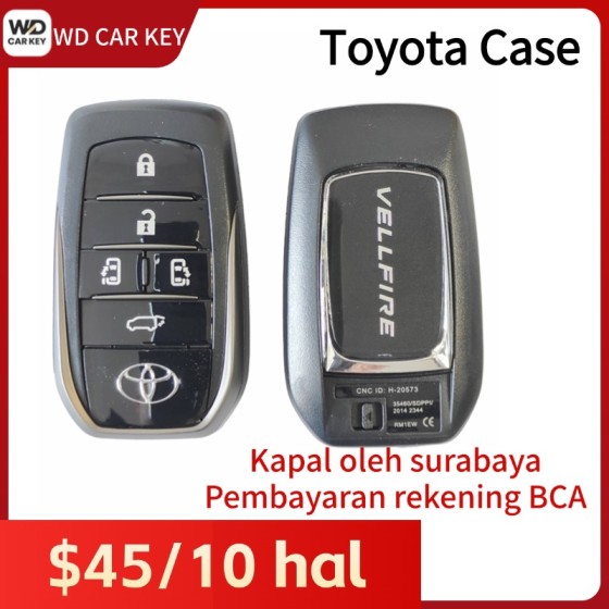 TOY 5 buttons smart keys for aftermarket PCB