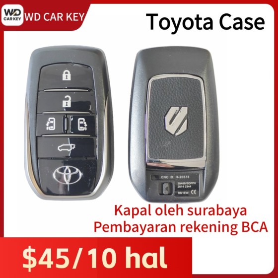 TOY 5 buttons smart keys for aftermarket PCB