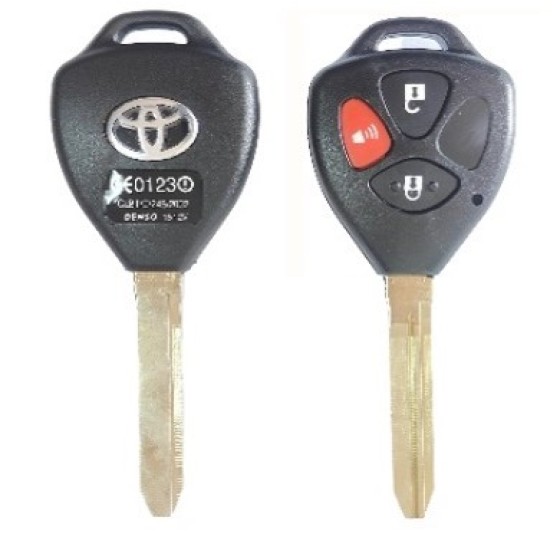 Toyota 3+1 Buttons TOY43 Blade (with logo)