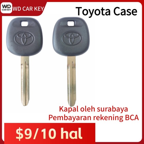 Transponder Key Shell TOY43