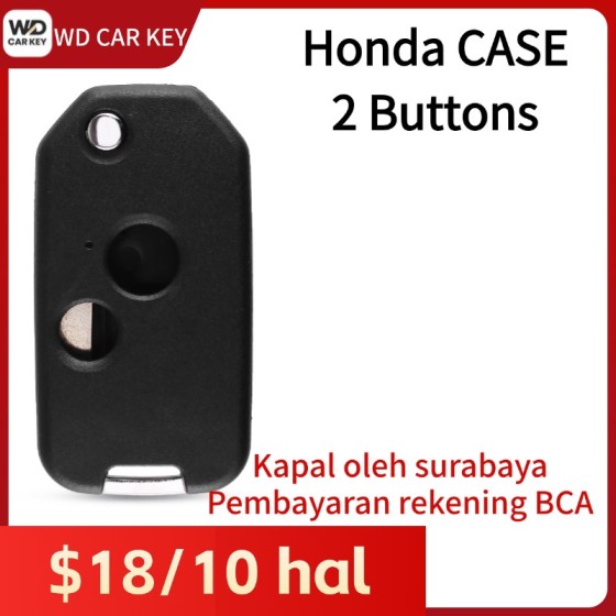 Honda 2 Buttons Key Shell Case