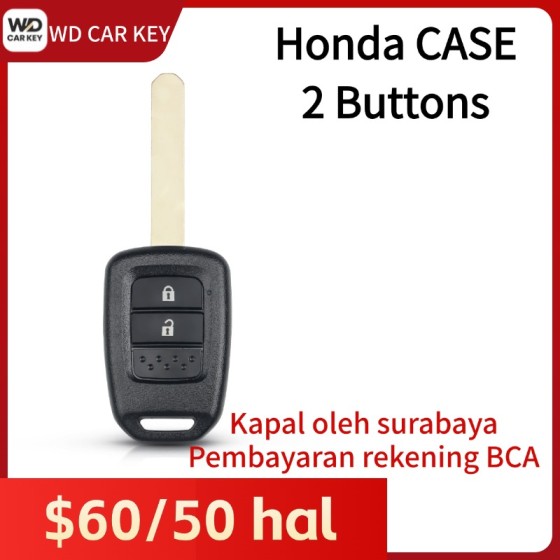 Honda remote case 2 buttons(With logo)