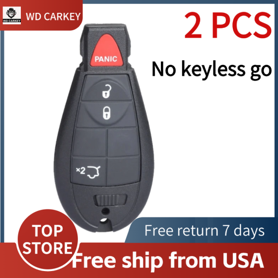 Jeep Commander Grand Cherokee 4 Button Fobik 2008-2010 For IYZ-C01C M3N5WY783X